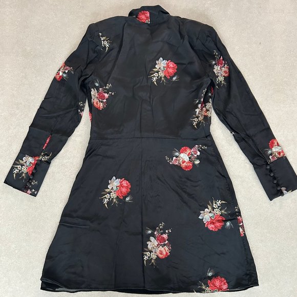 🏷️SALE🏷️The Kooples Floral Tie Neck Dress ASO Anastasia Steele - Picture 7 of 10